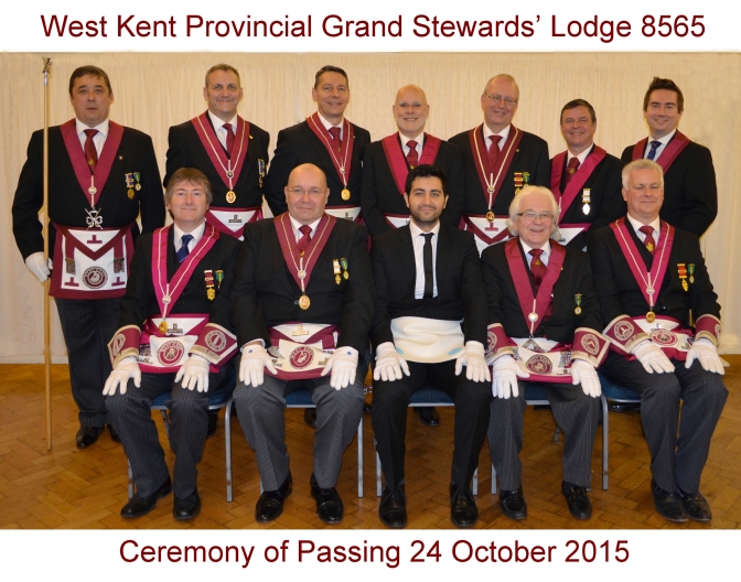 October 2015 Ceremony of Passing Team