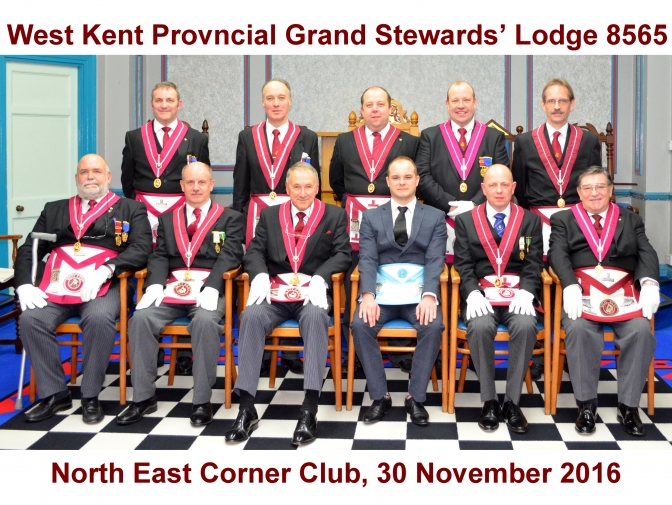 The West Kent Provincial Grand Stewards' Team